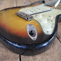 Fender Stratocaster 1964 L - Plate Green Guard Transition Logo - Mahar's Vintage Guitars