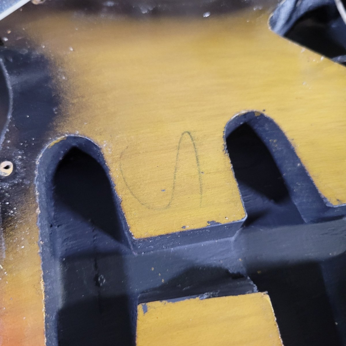 Fender Stratocaster 1964 L - Plate Green Guard Transition Logo - Mahar's Vintage Guitars