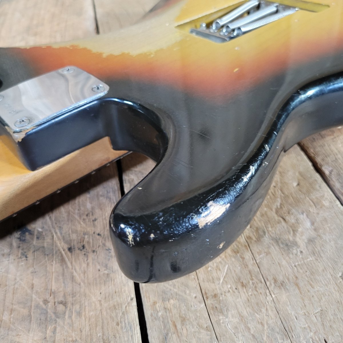 Fender Stratocaster 1964 L - Plate Green Guard Transition Logo - Mahar's Vintage Guitars