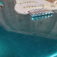 Fender Stratocaster 1965 Joe Riggio body refin Sherwood Green Vintage Electric Guitar - Mahar's Vintage Guitars