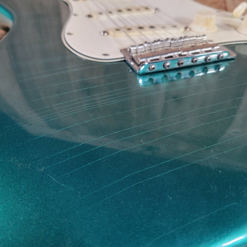 Fender Stratocaster 1965 Joe Riggio body refin Sherwood Green Vintage Electric Guitar - Mahar's Vintage Guitars