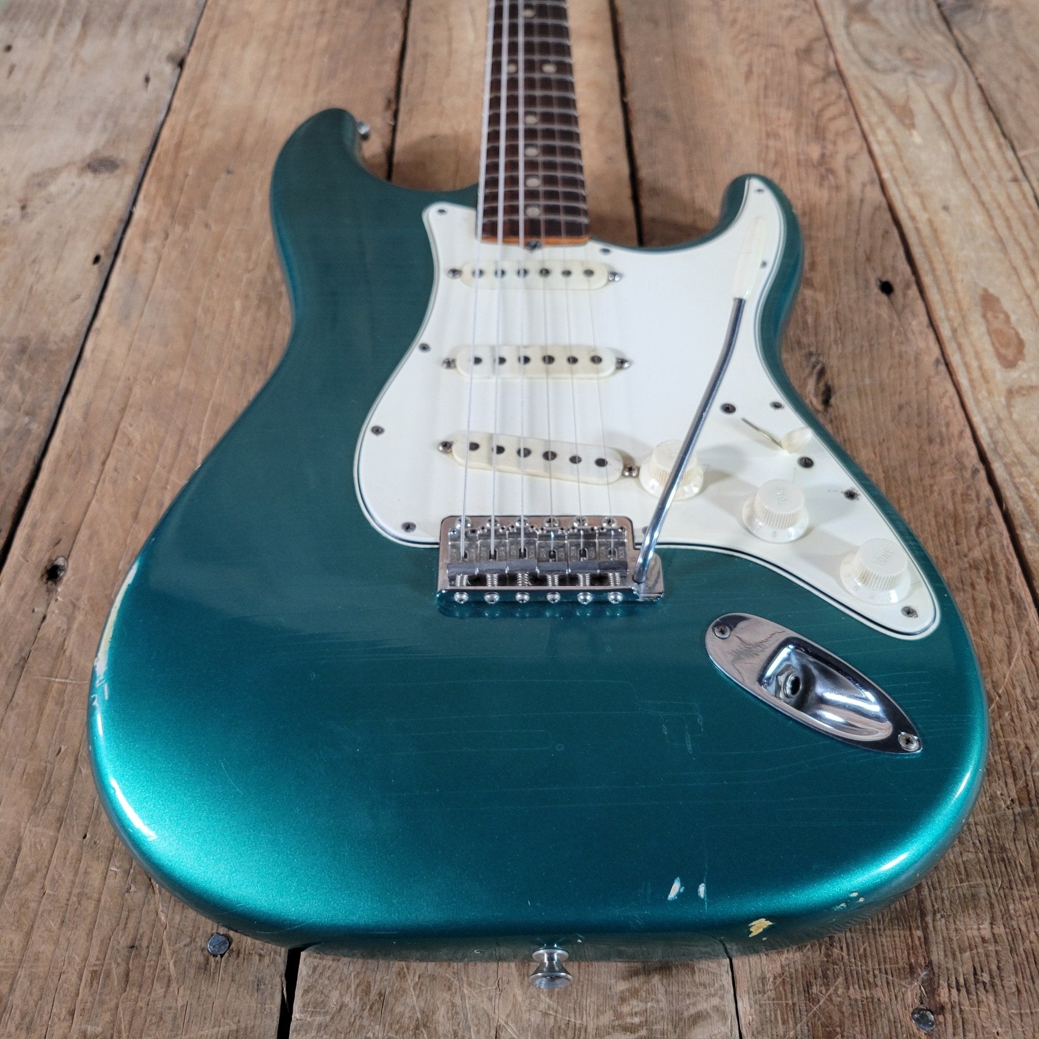 fender　stratocaster Fender Stratocaster 1965 Joe Riggio body refin Sherwood