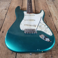 Fender Stratocaster 1965 Joe Riggio body refin Sherwood Green Vintage Electric Guitar - Mahar's Vintage Guitars