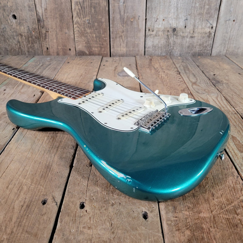 Fender Stratocaster 1965 Joe Riggio body refin Sherwood Green Vintage Electric Guitar - Mahar's Vintage Guitars