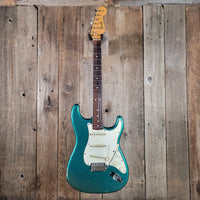 Fender Stratocaster 1965 Joe Riggio body refin Sherwood Green Vintage Electric Guitar - Mahar's Vintage Guitars