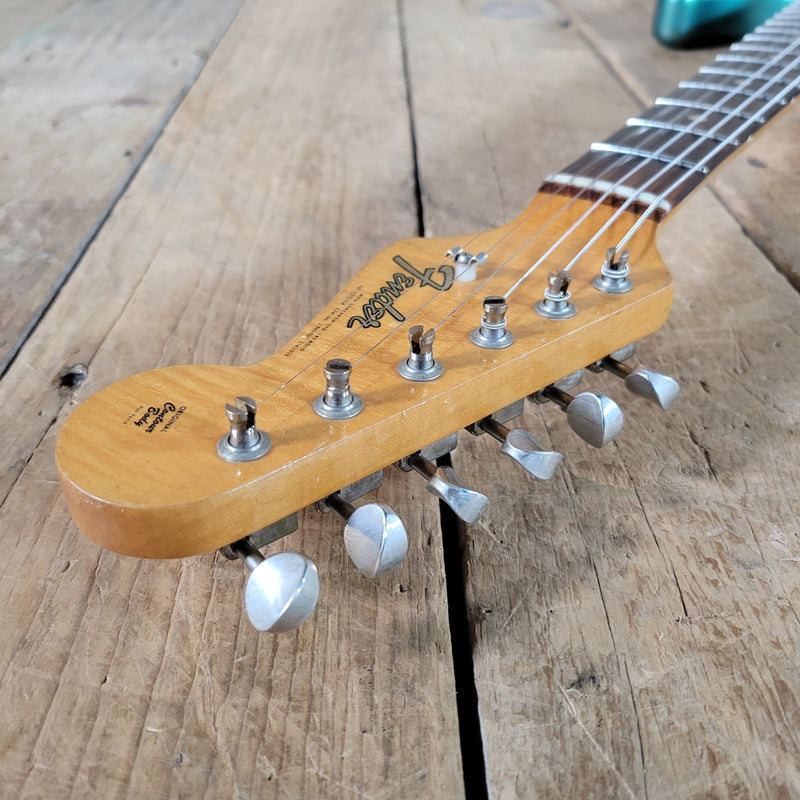 Fender Stratocaster 1965 Joe Riggio body refin Sherwood Green Vintage Electric Guitar - Mahar's Vintage Guitars