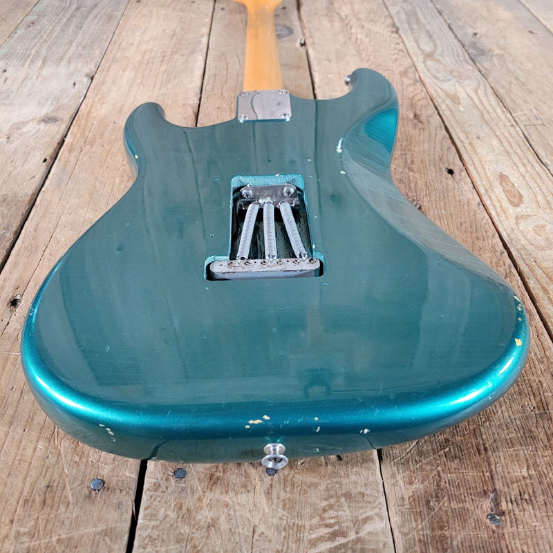 Fender Stratocaster 1965 Joe Riggio body refin Sherwood Green Vintage Electric Guitar - Mahar's Vintage Guitars