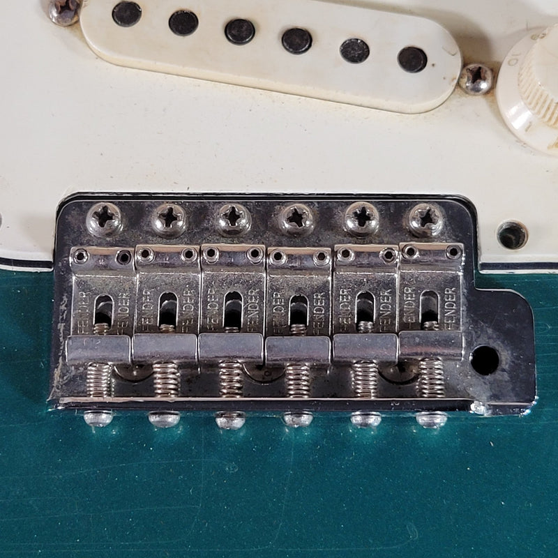 Fender Stratocaster 1965 Joe Riggio body refin Sherwood Green Vintage Electric Guitar - Mahar's Vintage Guitars