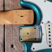 Fender Stratocaster 1965 Joe Riggio body refin Sherwood Green Vintage Electric Guitar - Mahar's Vintage Guitars
