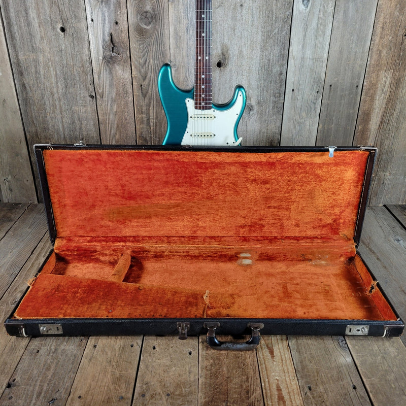 Fender Stratocaster 1965 Joe Riggio body refin Sherwood Green Vintage Electric Guitar - Mahar's Vintage Guitars