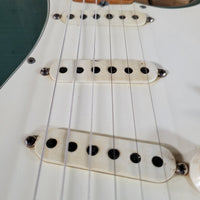 Fender Stratocaster 1965 Joe Riggio body refin Sherwood Green Vintage Electric Guitar - Mahar's Vintage Guitars