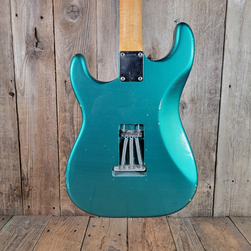 Fender Stratocaster 1965 Joe Riggio body refin Sherwood Green Vintage Electric Guitar - Mahar's Vintage Guitars
