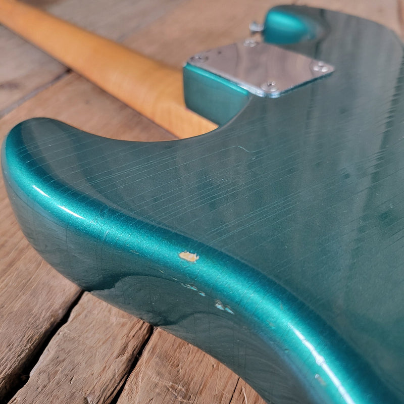 Fender Stratocaster 1965 Joe Riggio body refin Sherwood Green Vintage Electric Guitar - Mahar's Vintage Guitars