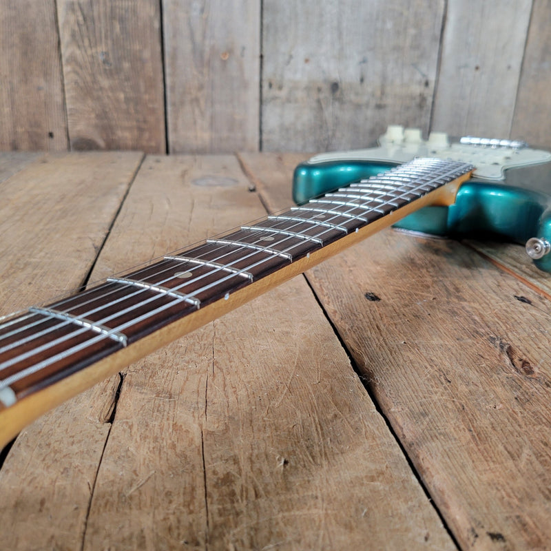Fender Stratocaster 1965 Joe Riggio body refin Sherwood Green Vintage Electric Guitar - Mahar's Vintage Guitars