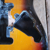 Fender Stratocaster Body Project "Dan Smith" era 2 knob style Routed Sunburst 1984 - Mahar's Vintage Guitars