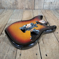 Fender Stratocaster Body Project "Dan Smith" era 2 knob style Routed Sunburst 1984 - Mahar's Vintage Guitars