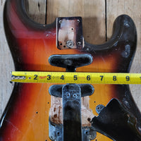Fender Stratocaster Body Project "Dan Smith" era 2 knob style Routed Sunburst 1984 - Mahar's Vintage Guitars
