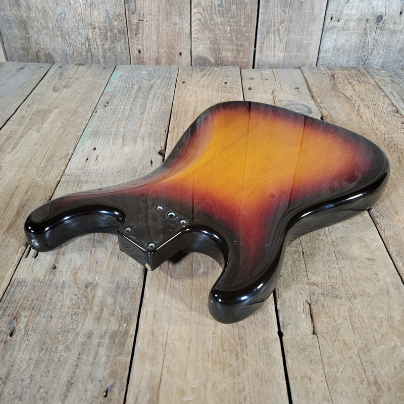 Fender Stratocaster Body Project "Dan Smith" era 2 knob style Routed Sunburst 1984 - Mahar's Vintage Guitars