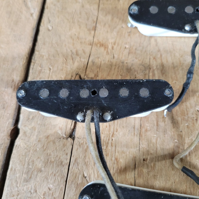 Fender Stratocaster Pickups 1963 Black Bottom – Vintage Pre - CBS Single Coils 1956 - 1963 - Mahar's Vintage Guitars