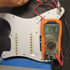 Fender Stratocaster Pickups, Pots, Switch, Pickguard Dan Smith 1984 - Mahar's Vintage Guitars