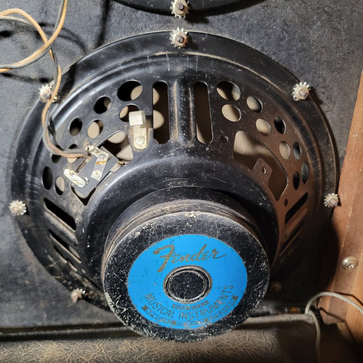 Fender Super Reverb 1965 Blackpanel 4x10 Combo - Mahar's Vintage Guitars