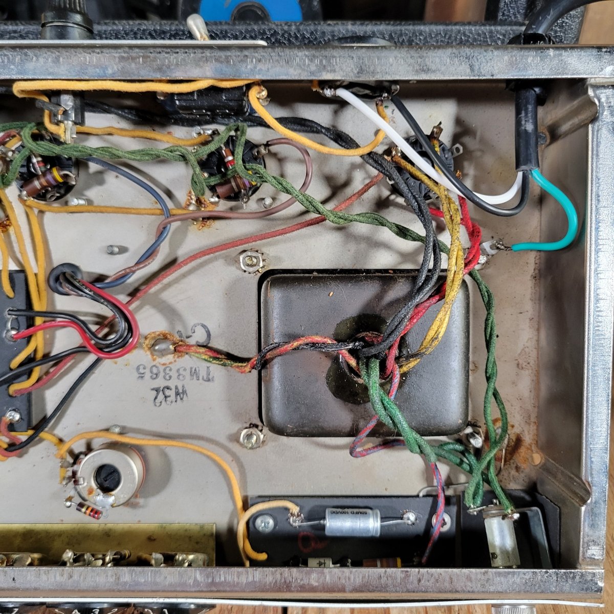 Fender Super Reverb 1965 Blackpanel 4x10 Combo - Mahar's Vintage Guitars