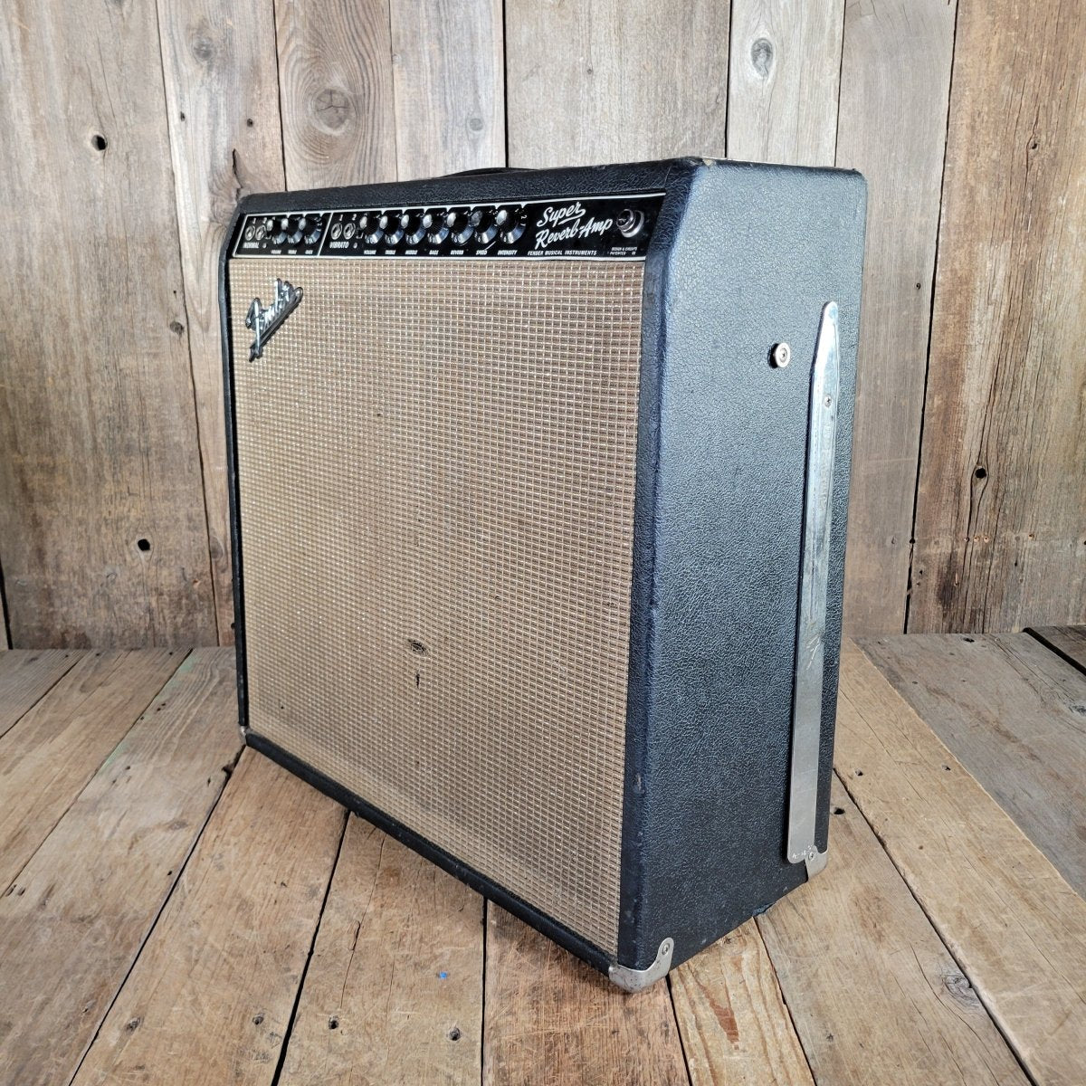 Fender Super Reverb 1965 Blackpanel 4x10 Combo - Mahar's Vintage Guitars
