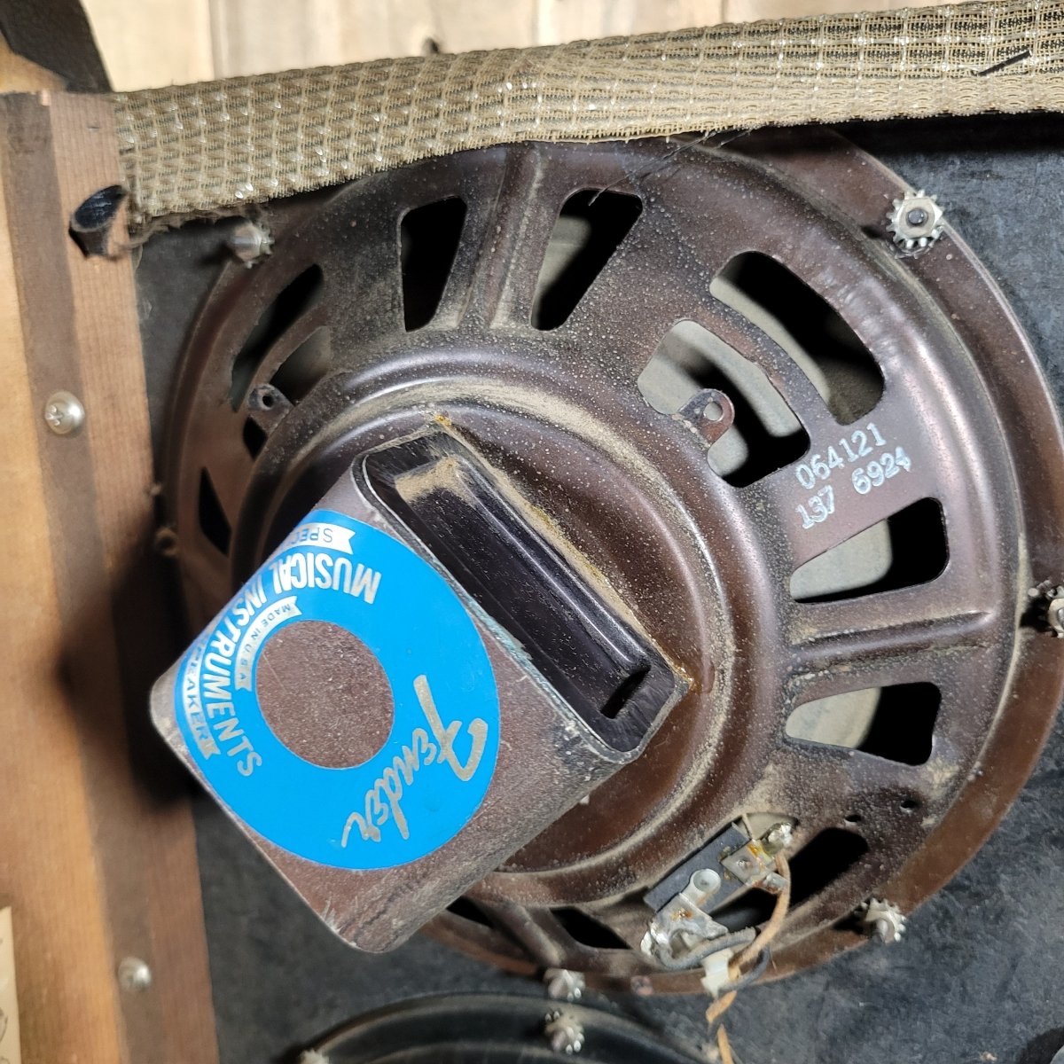 Fender Super Reverb 1965 Blackpanel 4x10 Combo - Mahar's Vintage Guitars