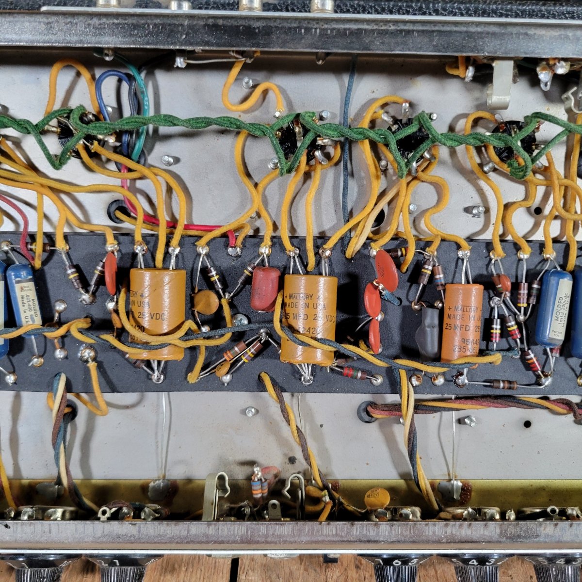 Fender Super Reverb 1965 Blackpanel 4x10 Combo - Mahar's Vintage Guitars