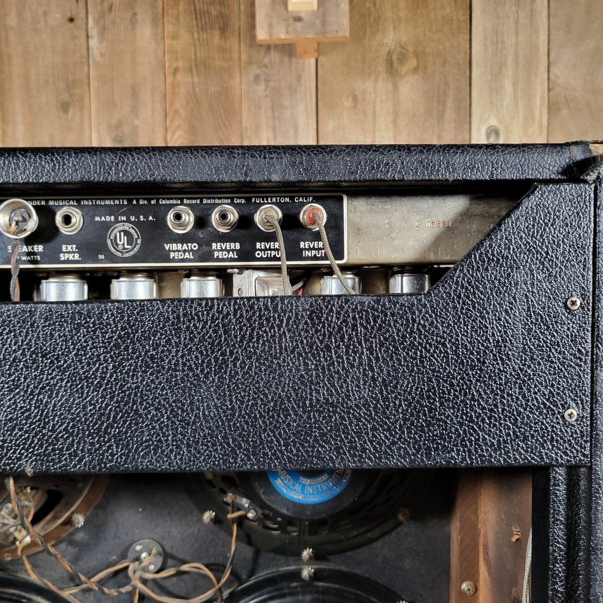 Fender Super Reverb 1965 Blackpanel 4x10 Combo - Mahar's Vintage Guitars