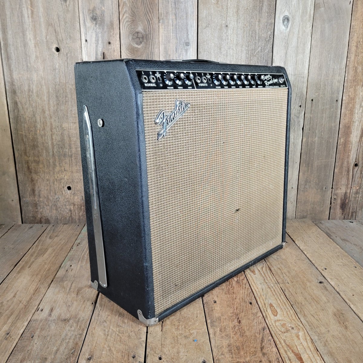 Fender Super Reverb 1965 Blackpanel 4x10 Combo - Mahar's Vintage Guitars
