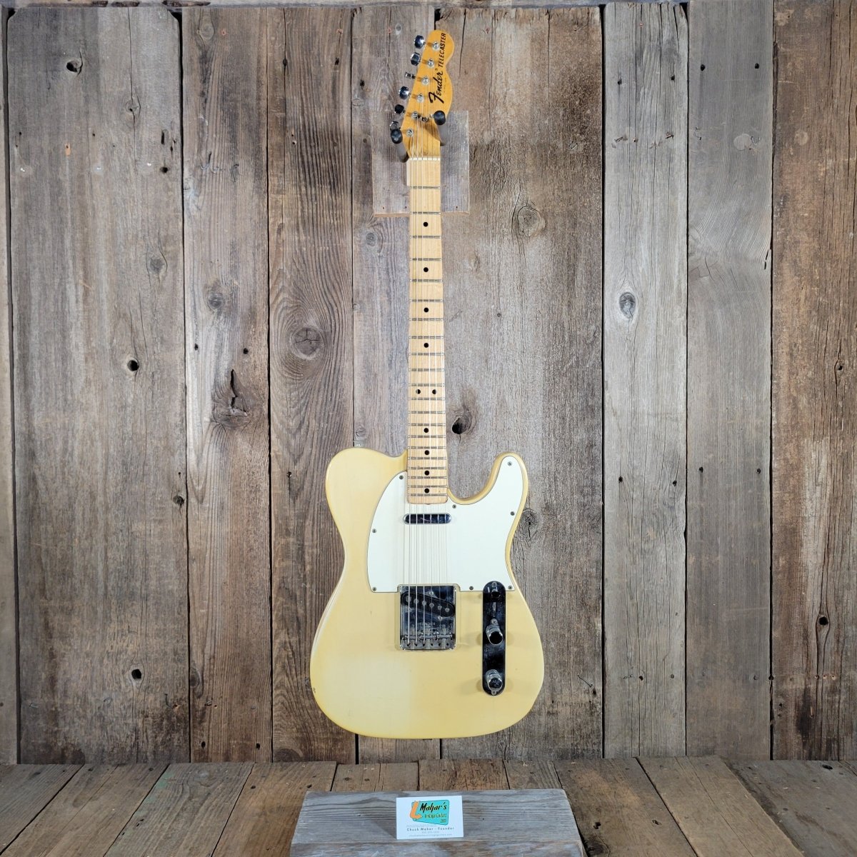 Fender Telecaster 1975 Blonde w/Original Case - Mahar's Vintage Guitars
