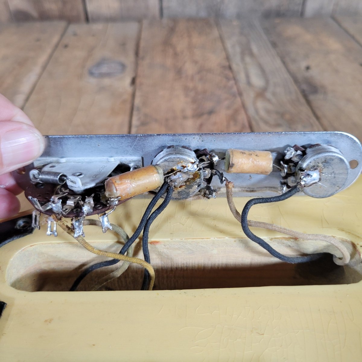 Fender Telecaster Blackguard 1953 - Mahar's Vintage Guitars