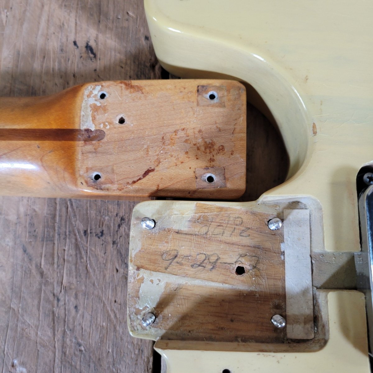 Fender Telecaster Blackguard 1953 - Mahar's Vintage Guitars