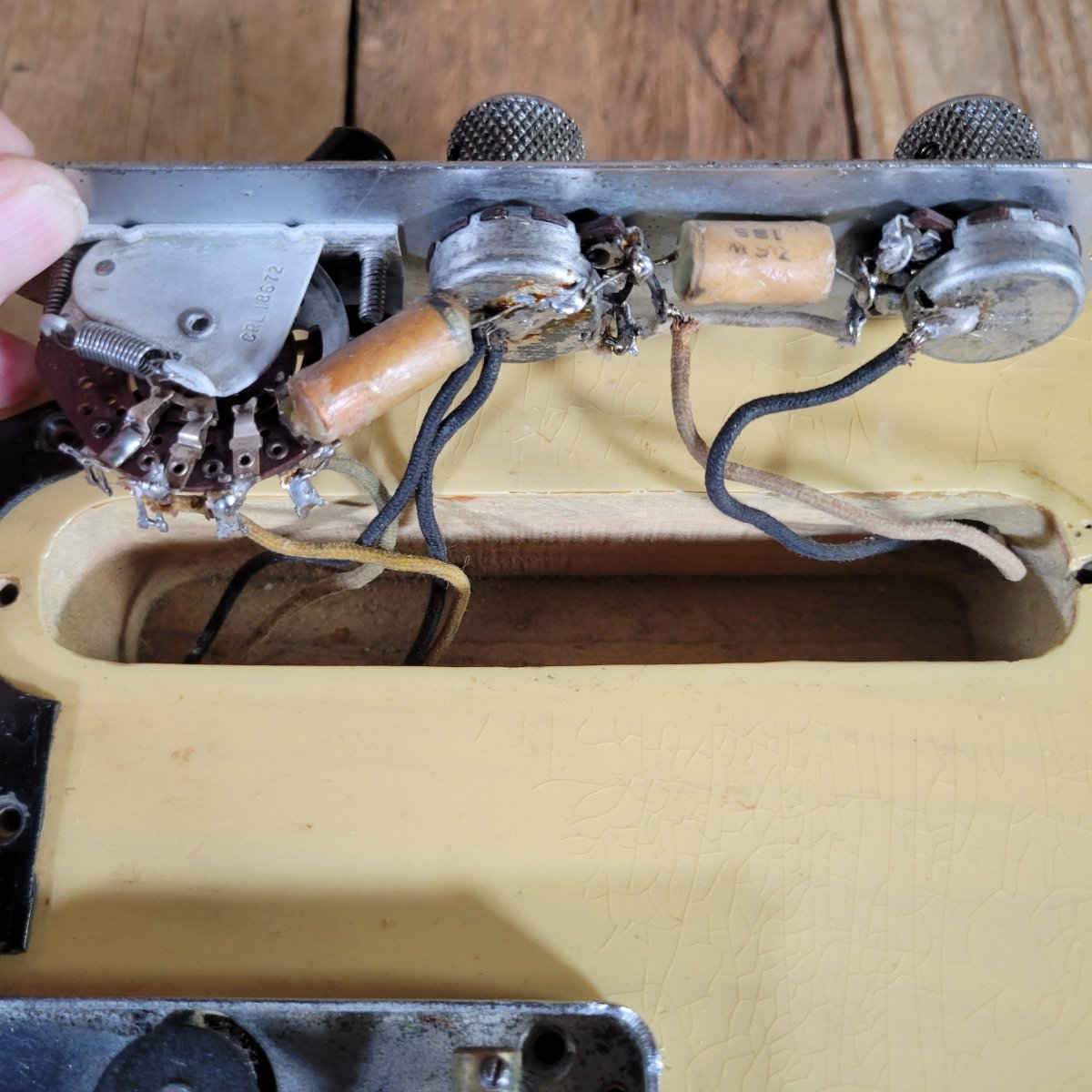 Fender Telecaster Blackguard 1953 - Mahar's Vintage Guitars