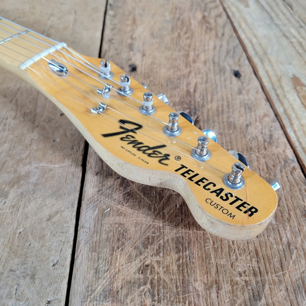 Fender Telecaster Custom Black 1974 with Original Case - Mahar's Vintage Guitars