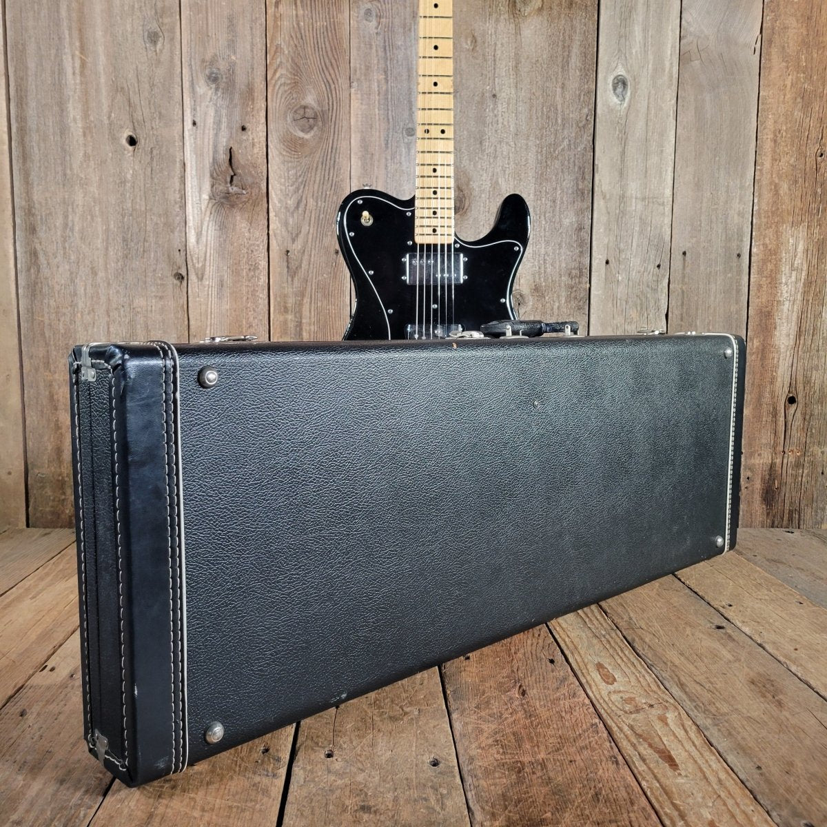 Fender Telecaster Custom Black 1974 with Original Case - Mahar's Vintage Guitars