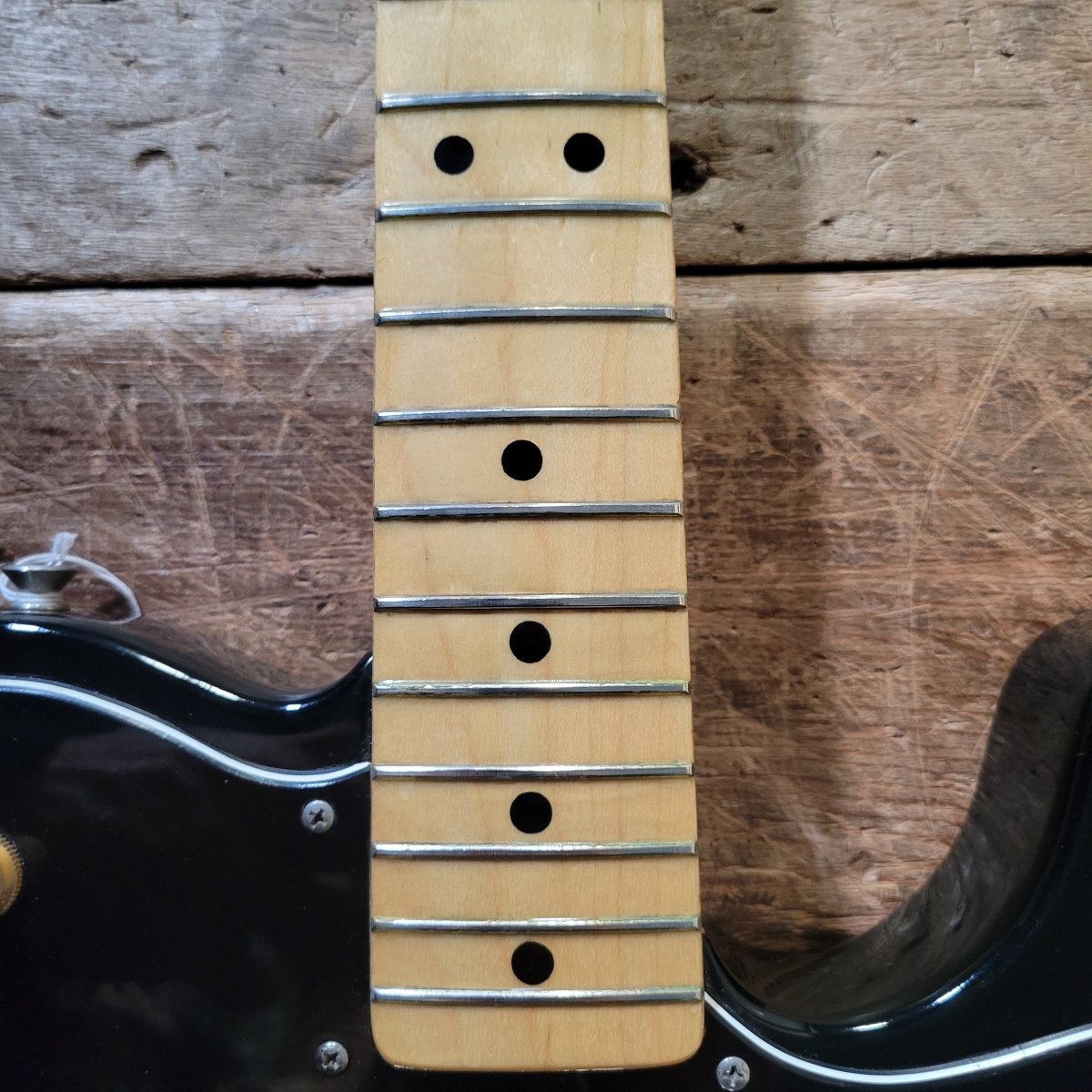 Fender Telecaster Custom Black 1974 with Original Case - Mahar's Vintage Guitars