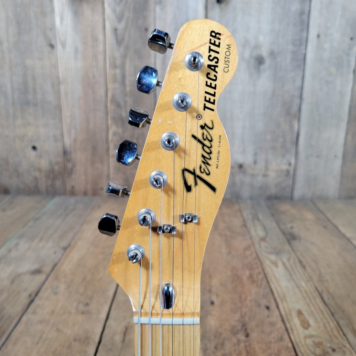 Fender Telecaster Custom Black 1974 with Original Case - Mahar's Vintage Guitars