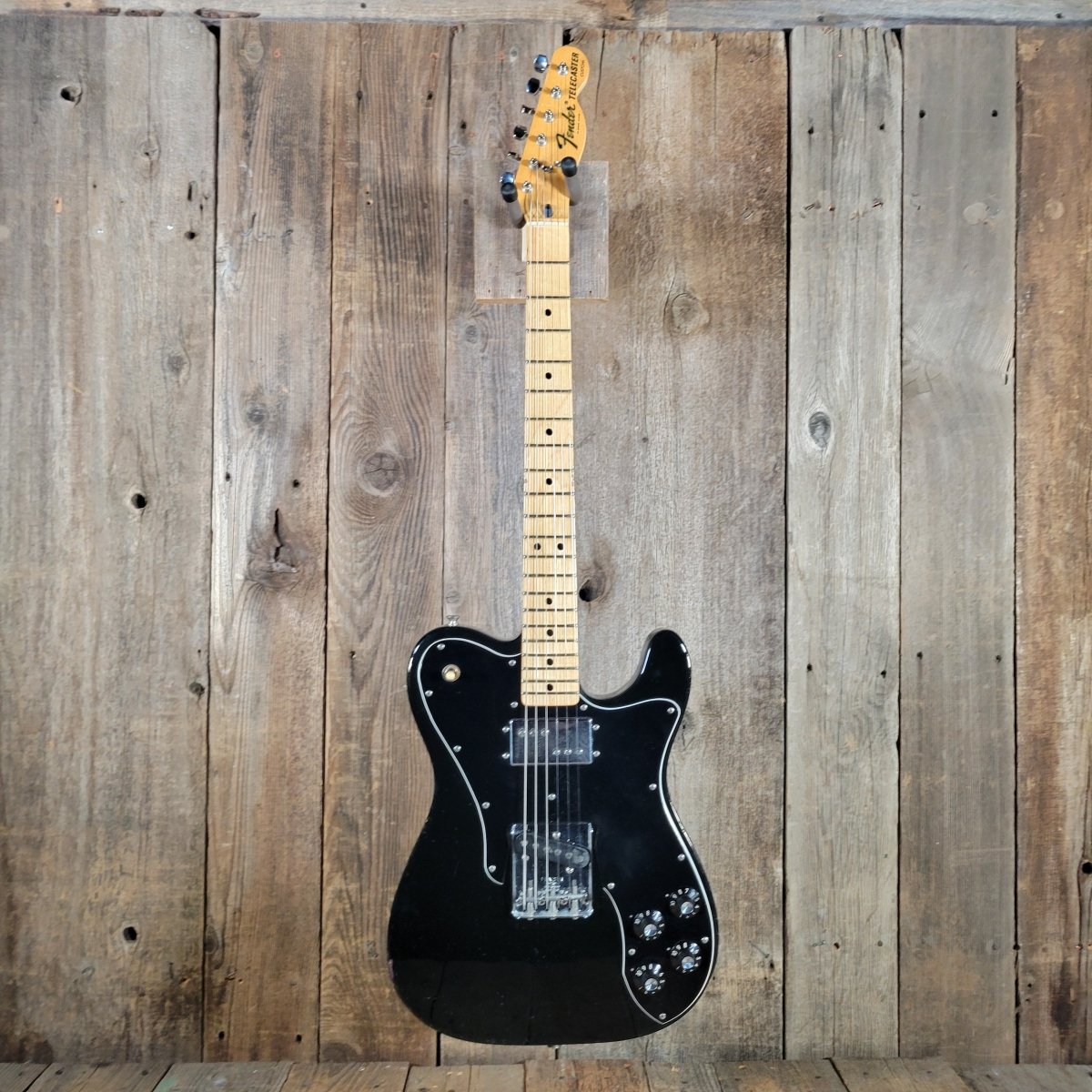 Fender Telecaster Custom Black 1974 with Original Case - Mahar's Vintage Guitars
