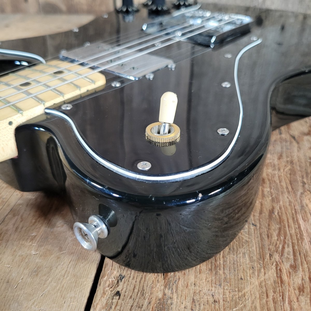 Fender Telecaster Custom Black 1974 with Original Case - Mahar's Vintage Guitars