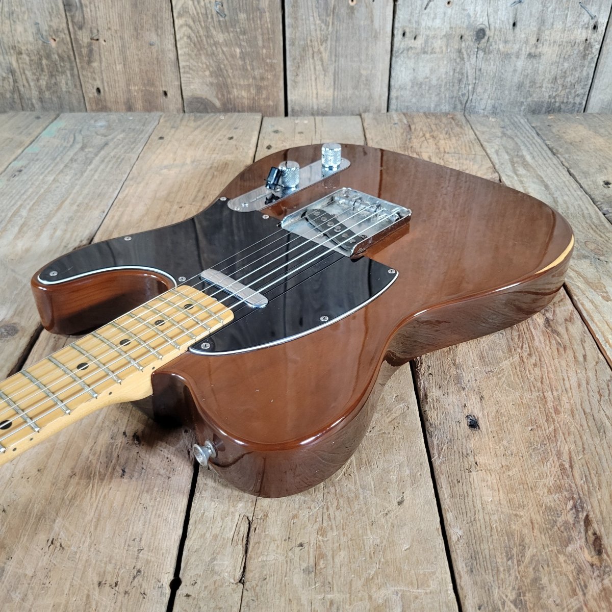 Fender Telecaster Mocha Brown 1976 w/ Repro Tweed Case - Mahar's Vintage Guitars