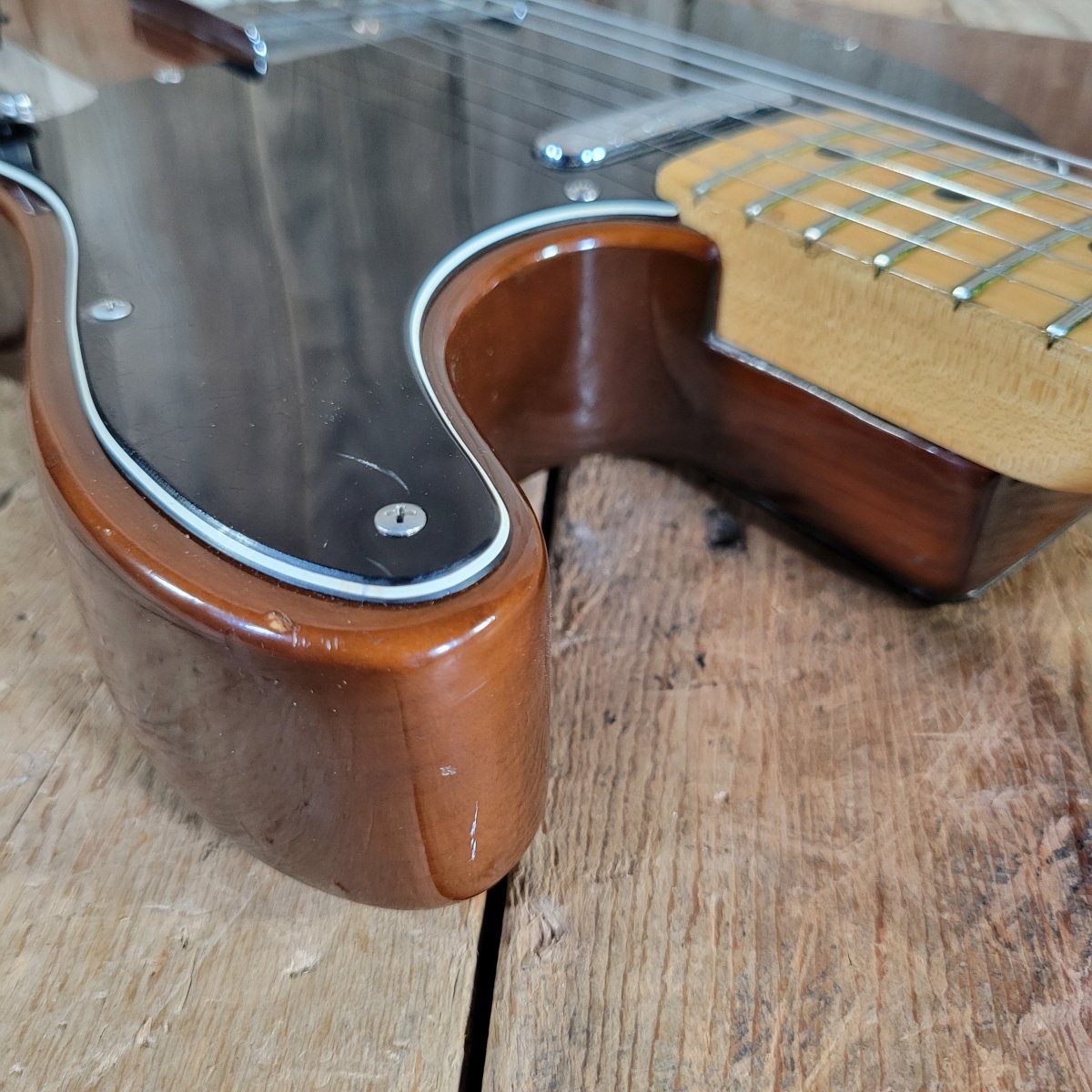 Fender Telecaster Mocha Brown 1976 w/ Repro Tweed Case - Mahar's Vintage Guitars
