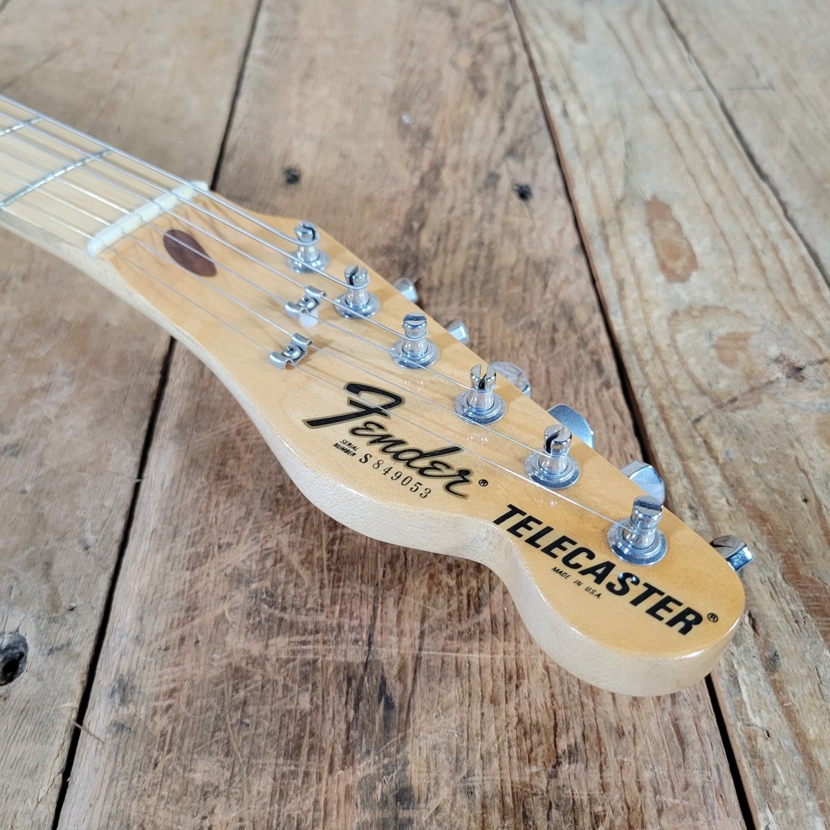 Fender Telecaster Natural All Original With Original Strap 1981 - Mahar's Vintage Guitars