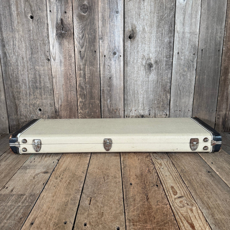 Fender Telecaster Stratocaster case white tolex 1963 1964 - Mahar's Vintage Guitars