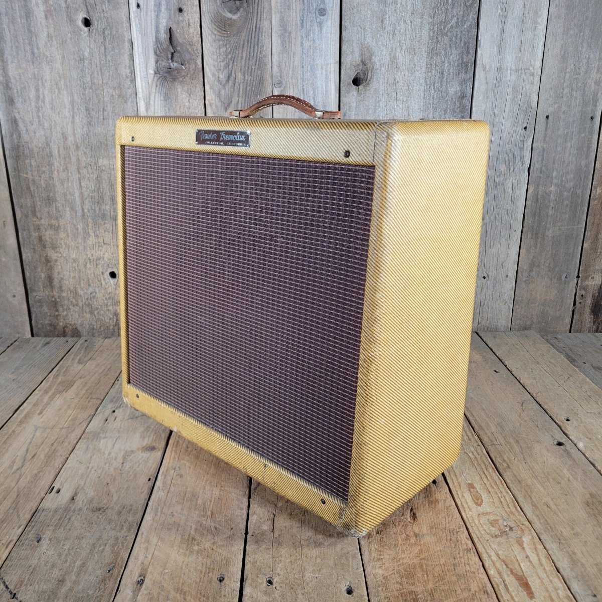 Fender Tremolux 5E9 1959 - Changed Output Transformer and 1955 Speaker - Mahar's Vintage Guitars