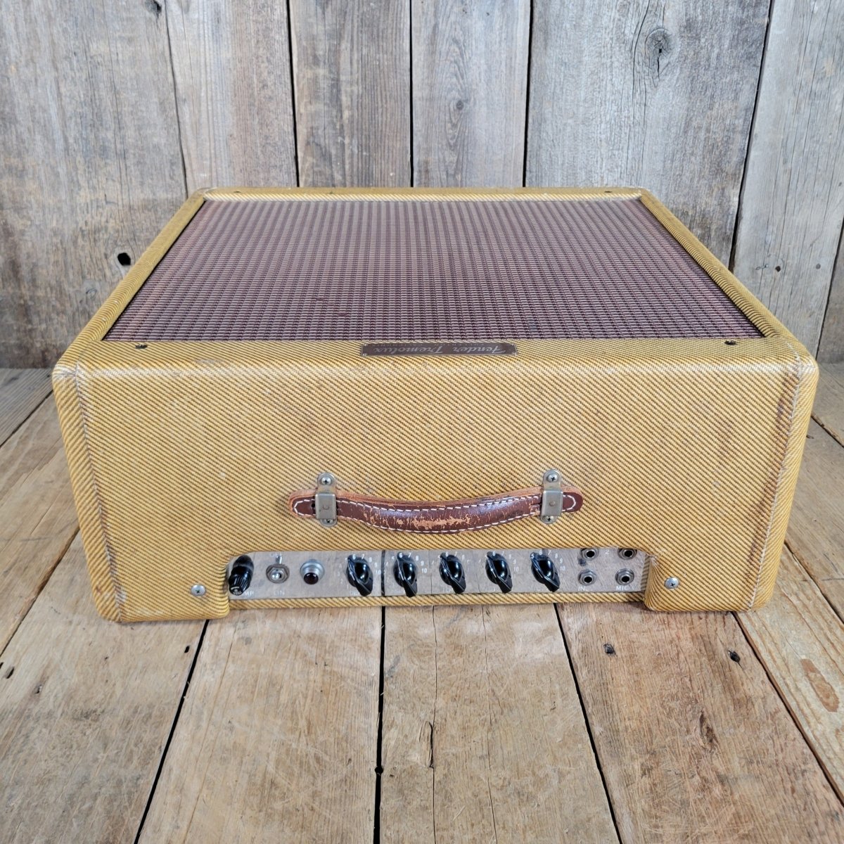 Fender Tremolux 5E9 1959 - Changed Output Transformer and 1955 Speaker - Mahar's Vintage Guitars