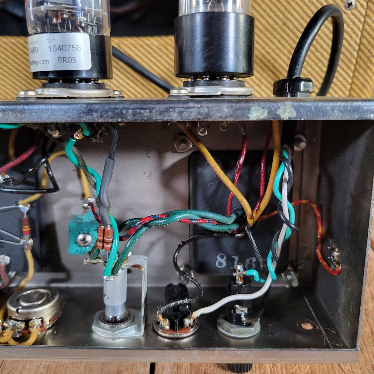 Fender Tremolux 5E9 1959 - Changed Output Transformer and 1955 Speaker - Mahar's Vintage Guitars