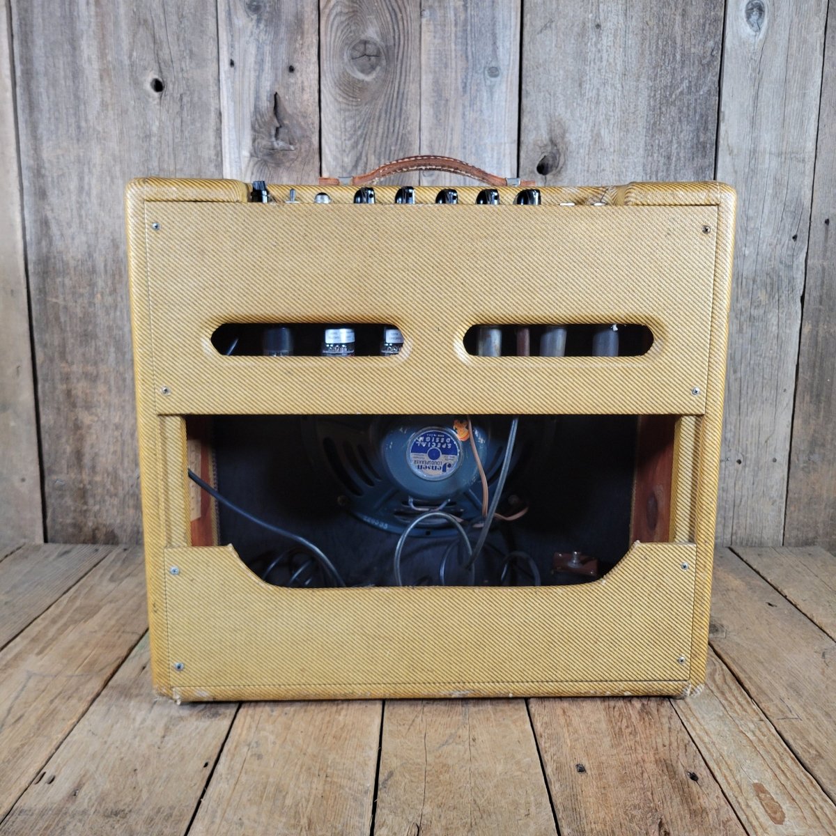 Fender Tremolux 5E9 1959 - Changed Output Transformer and 1955 Speaker - Mahar's Vintage Guitars
