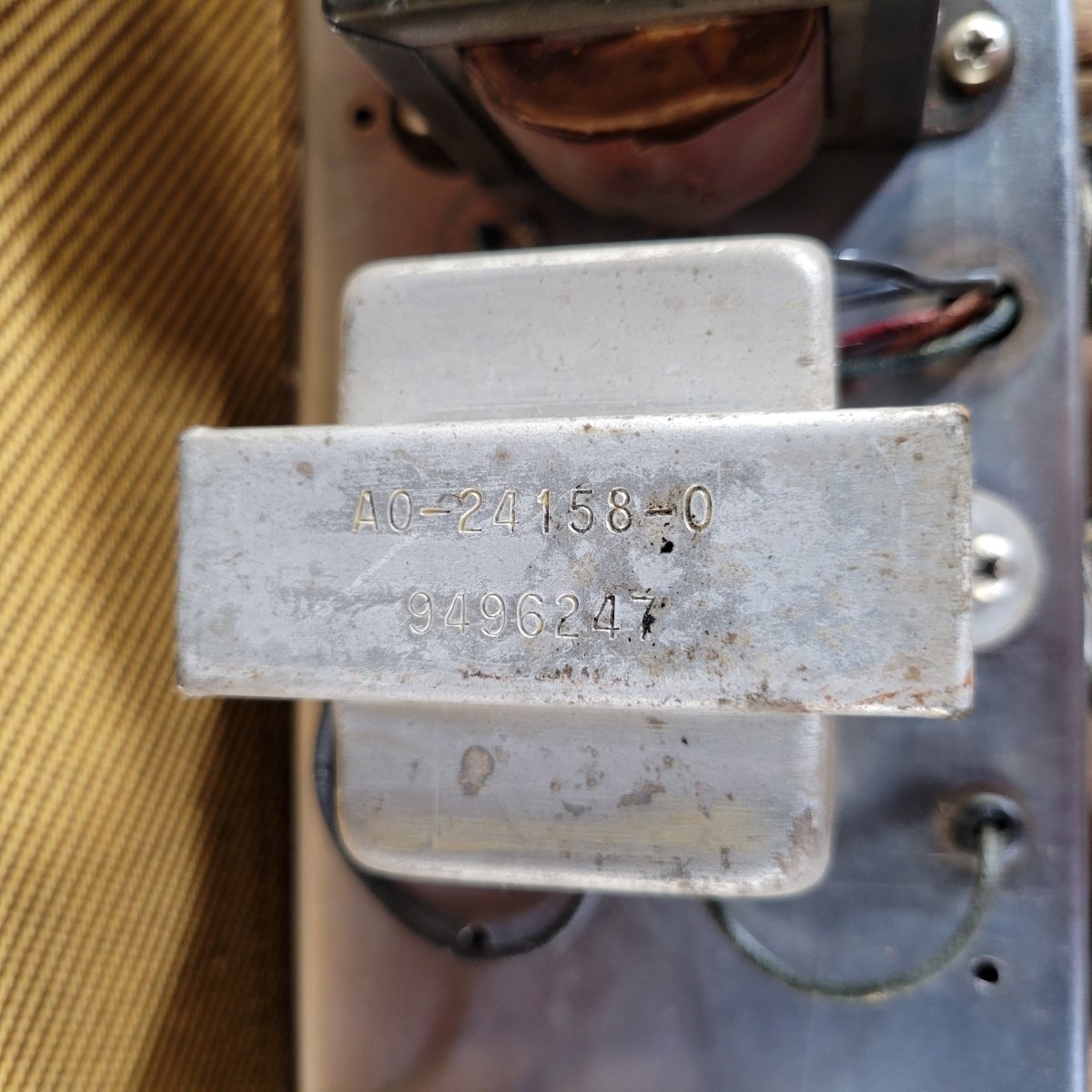 Fender Tremolux 5E9 1959 - Changed Output Transformer and 1955 Speaker - Mahar's Vintage Guitars